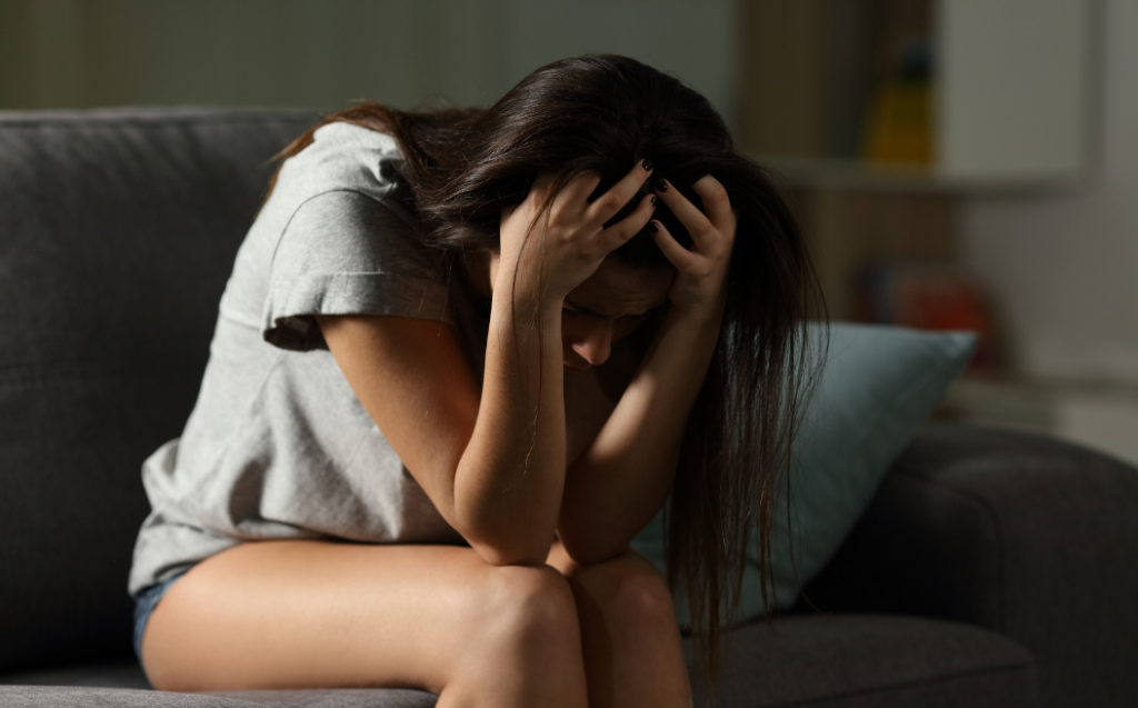 woman suffering from anxiety
