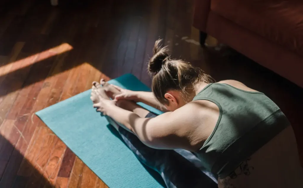 Woman Doing Yoga